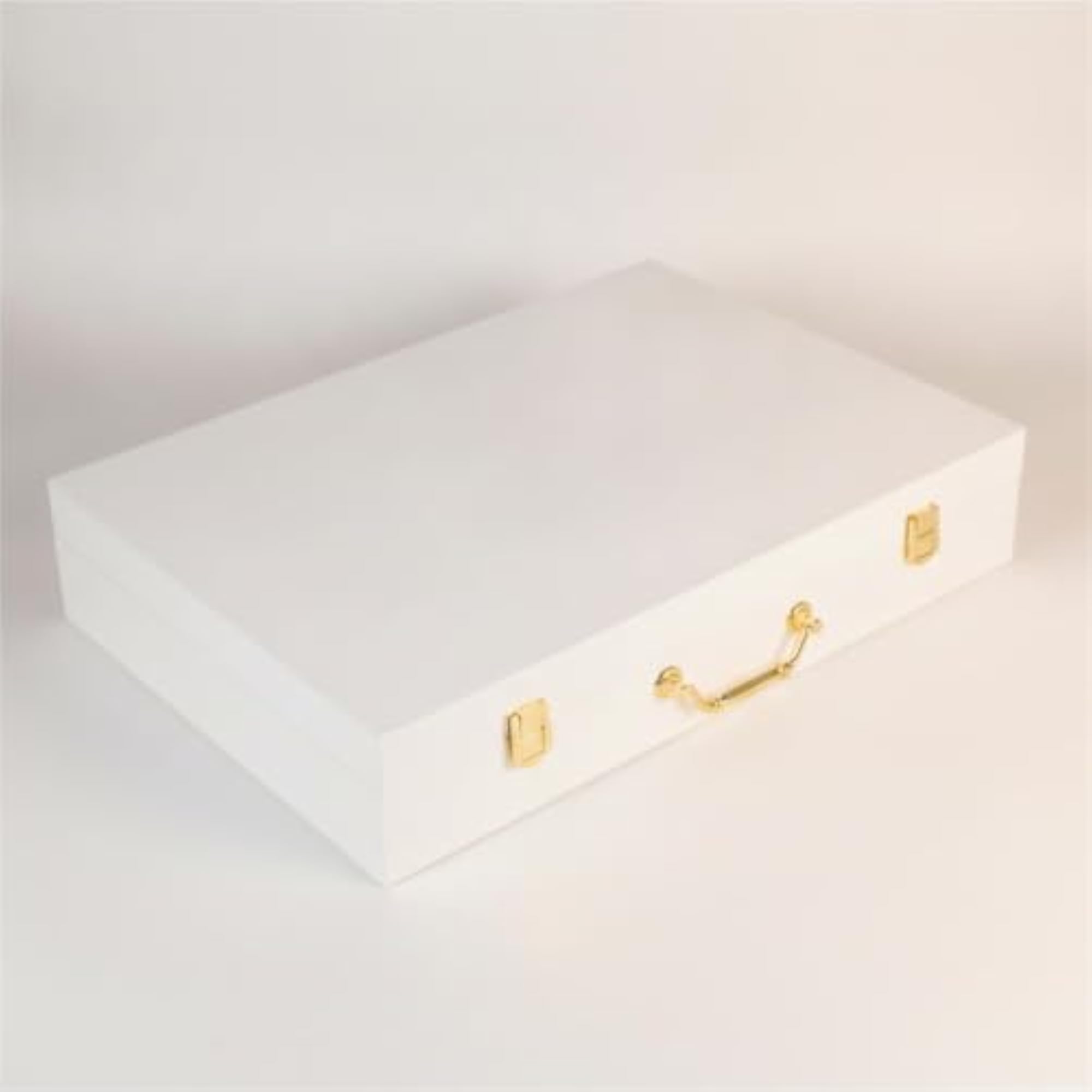 Leather Presentation Case, White